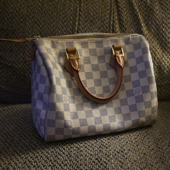 Louis Vuitton Speedy Checkered Women's Handbag - Picture 1 of 8